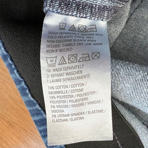 Denim & Co D & Co Jeans Size 8 Signature Perfect Flex Pull-On Medium Wash - Picture 4 of 8